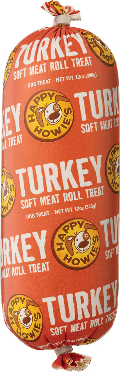 Happy Howie Turkey Soft Meat Roll 12 oz