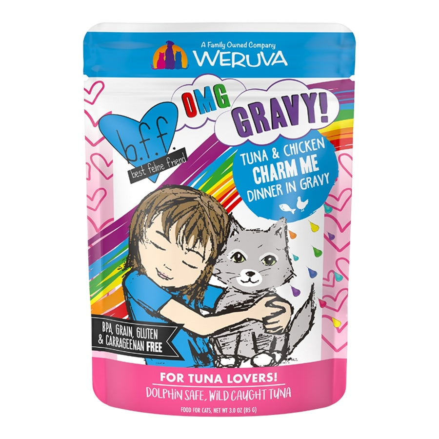 BFF GF Tuna & Chicken Charm Me Dinner in Gravy for Cats 3oz