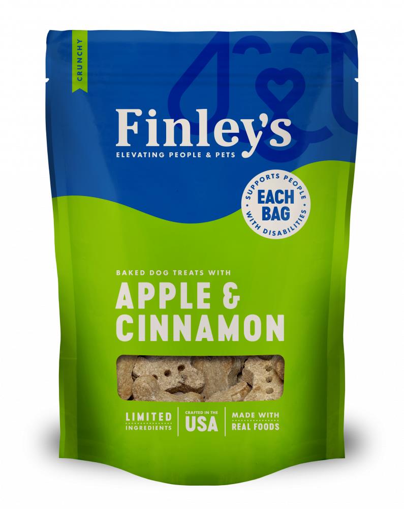 Finley's Apple & Cinammon Baked Dog Treats 12oz