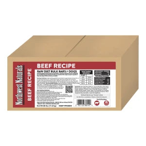 NW Naturals Beef Dinner Bar Bulk Box (25lb)