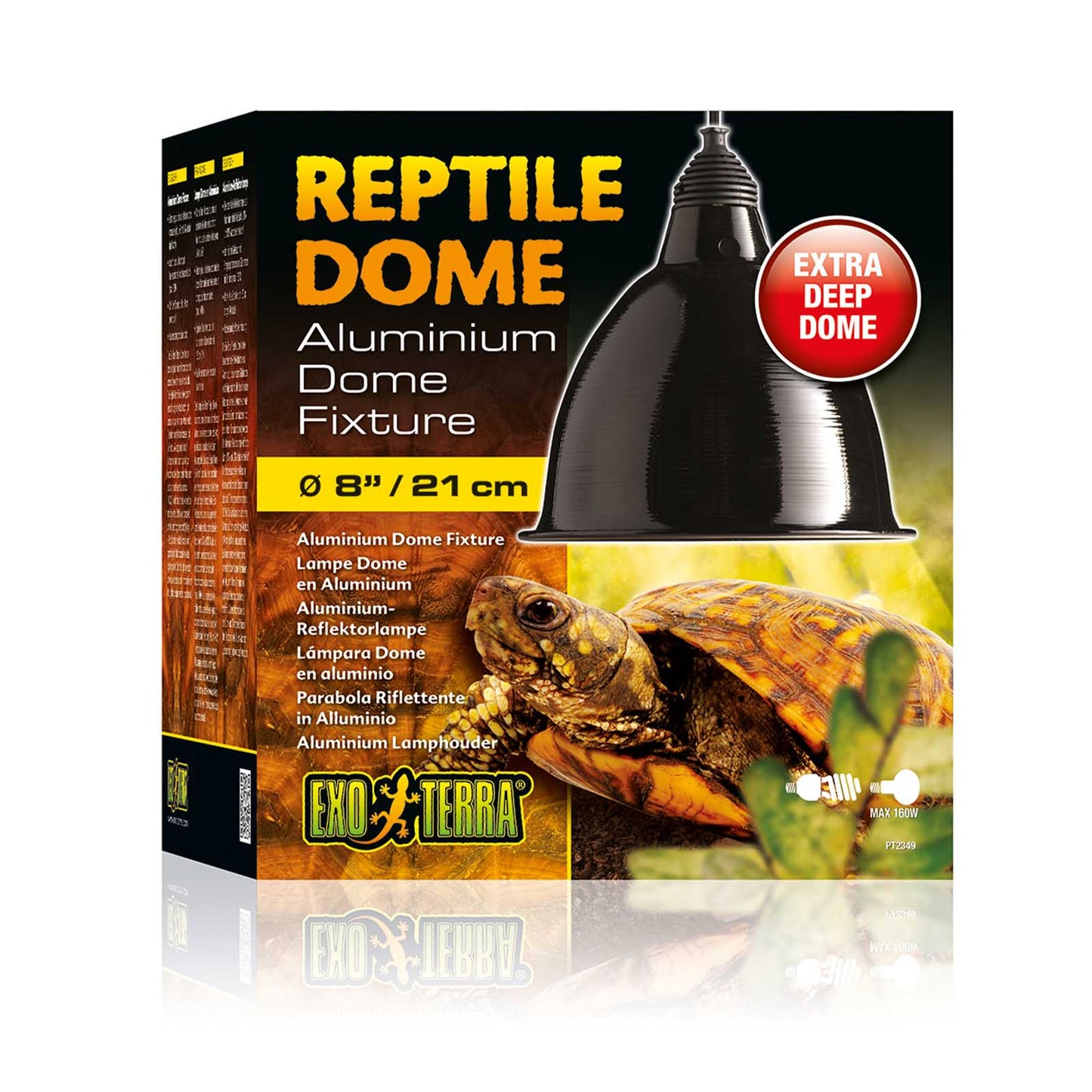 ExoTerra Aluminum Extra Deep Dome Fixture