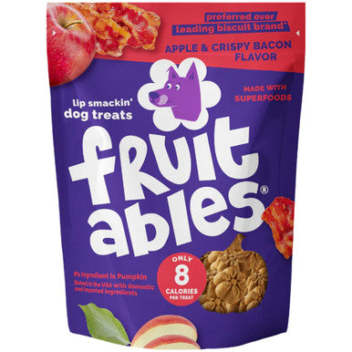 Fruitables Crispy Bacon/Apple Flavor Crunchy Treats 7 oz