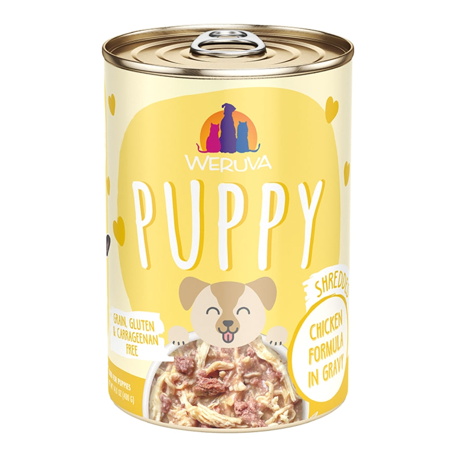 Weruva Puppy Shredded Chicken in Gravy (14oz)