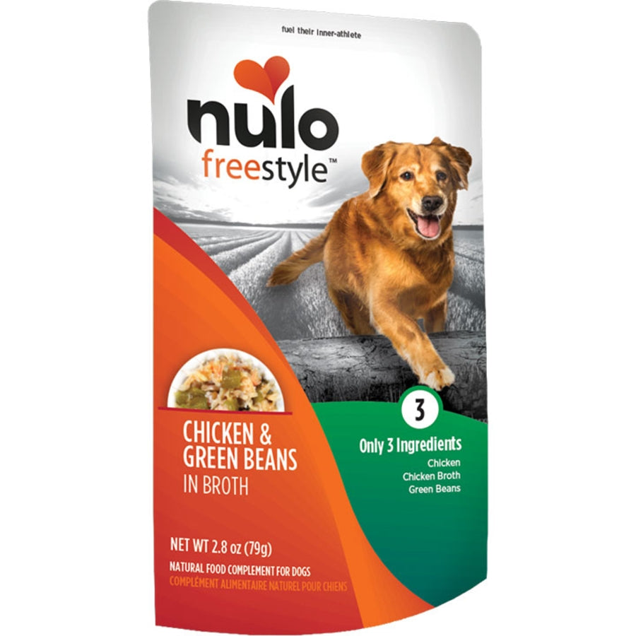 Nulo Freestyle Puppy & Adult Chicken & Green Beans Recipe Wet Dog Food Topper