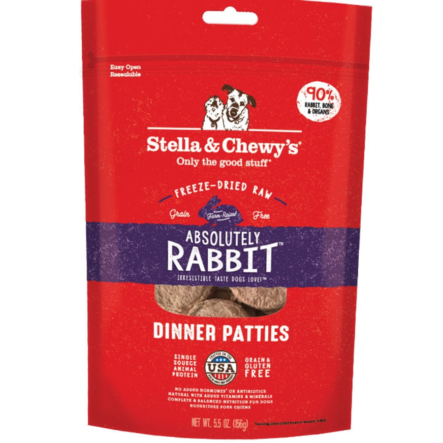 Stella & Chewy's Absolutely Rabbit FD Patties 5.5 oz
