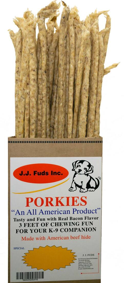 J.J. Fuds Joy Sticks Porkies 36" Sticks
