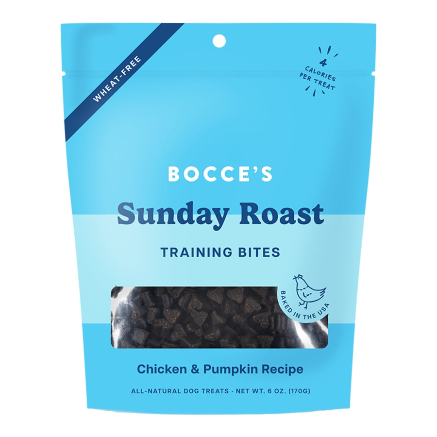 Bocce's Bakery Sunday Roast Training Bites Dog Treats 6oz
