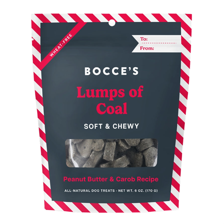 Bocce's Bakery Lumps of Coal Treats for Dogs 6 oz
