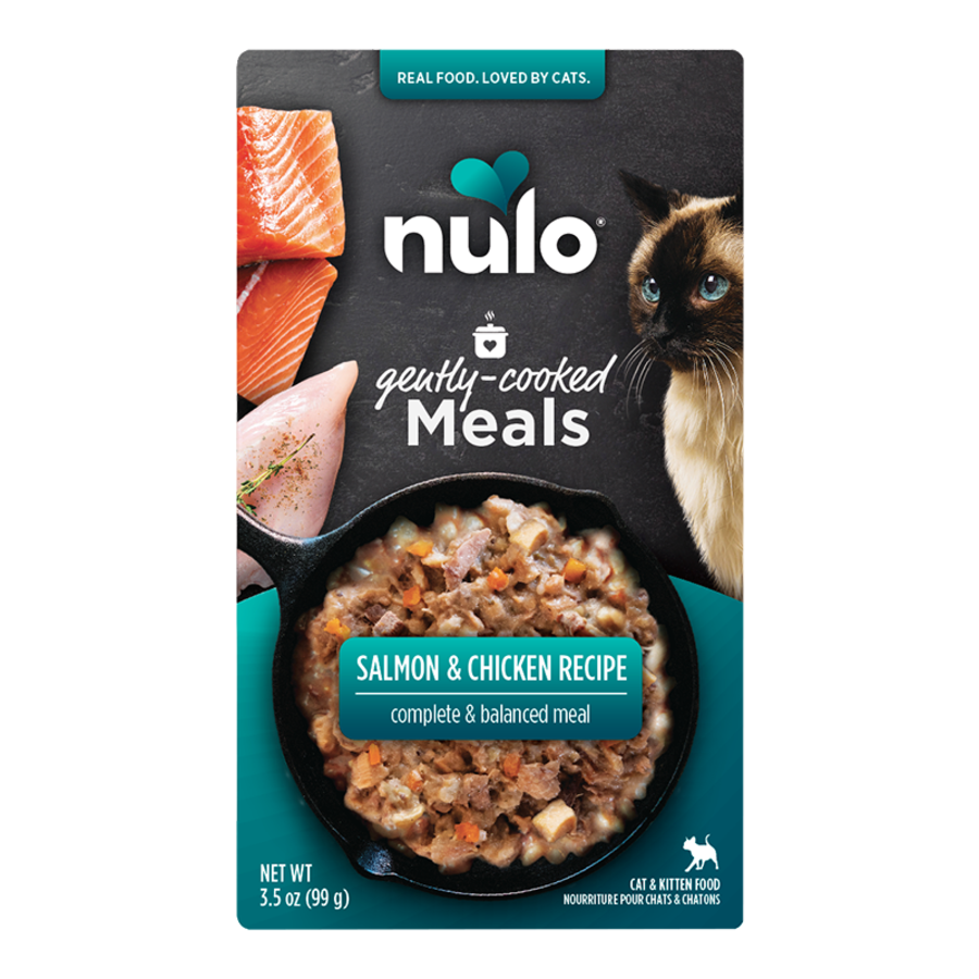 Nulo Gently- Cooked Meals Salmon & Chicken Recipe For Cats