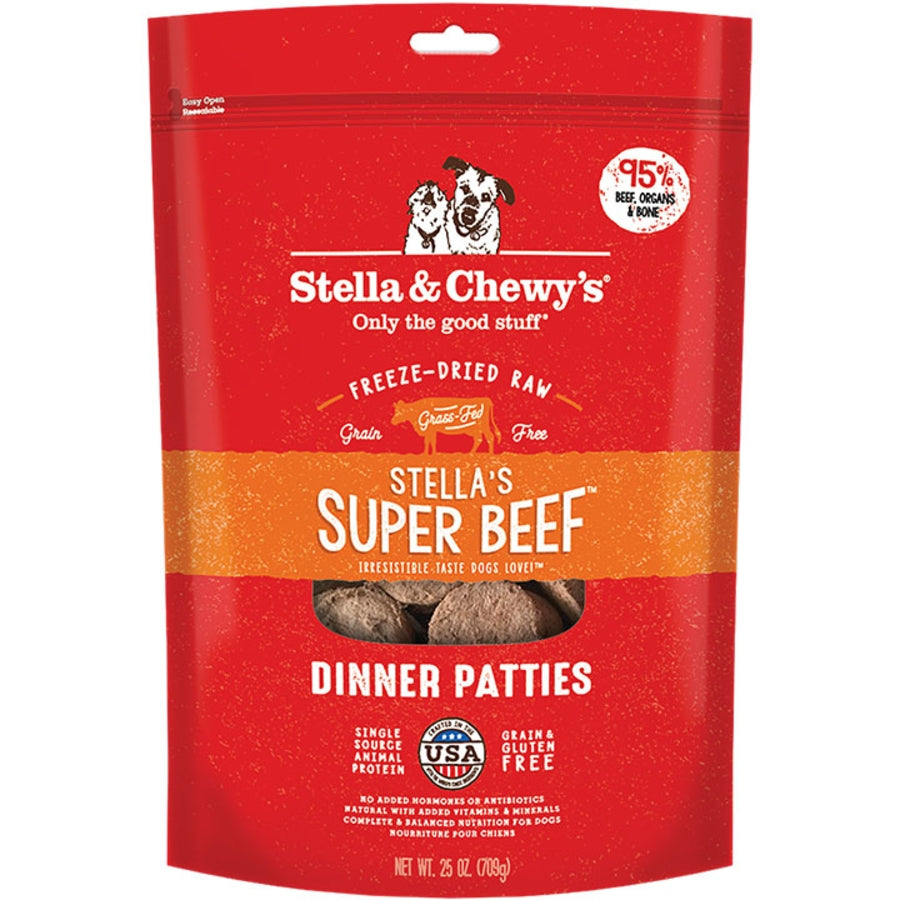 Stella & Chewy's Super Beef FD Patties 25 oz
