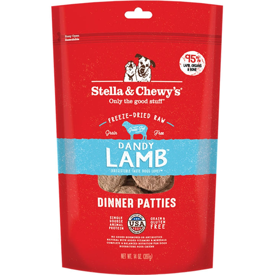 Stella & Chewy's Dog FD Dandy Lamb Patties 14 oz