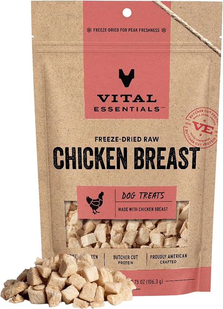 Vital Essentials Chicken Breast Treat for Dogs (3.7oz)
