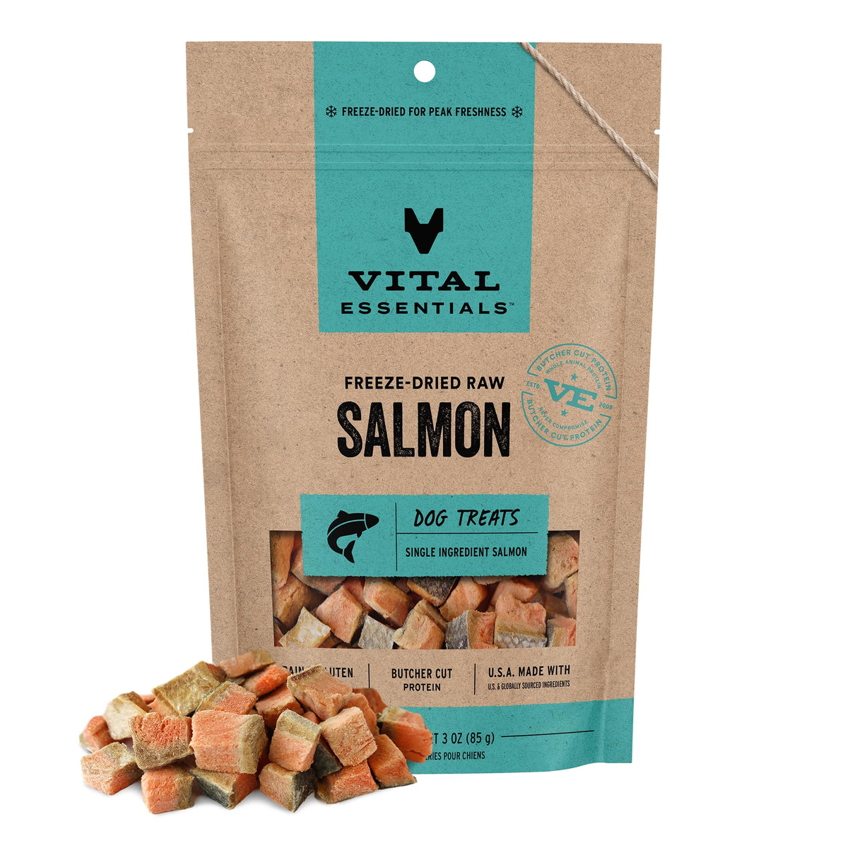 Vital Essentials FD Salmon Bites (3oz)