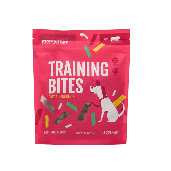 Momentum FD Beef Training Bites for Dogs & Cats 2.5oz