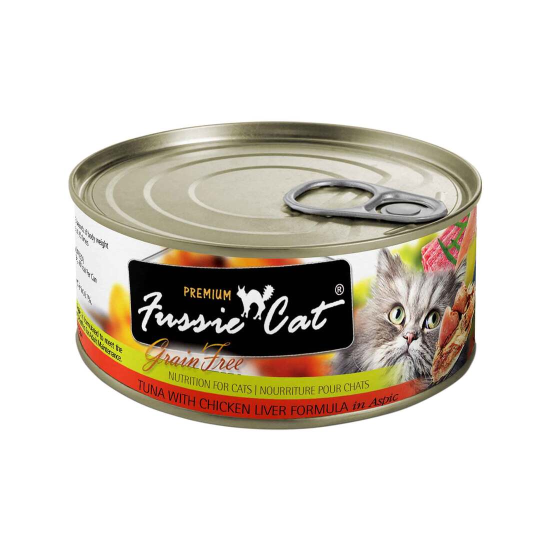 Fussie Cat GF Tuna w/Chicken Liver in Aspic Formula (2.82oz)