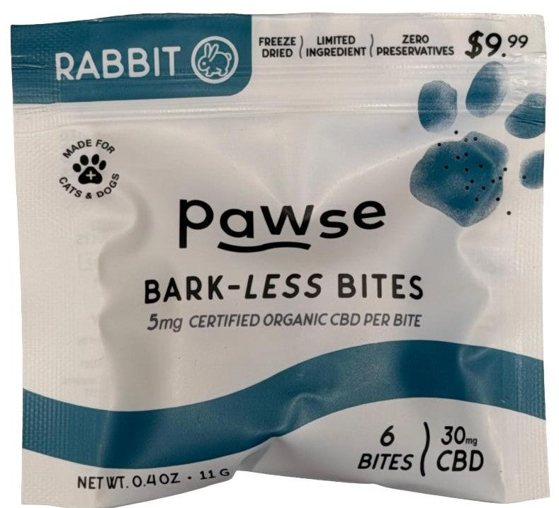 Paws Bark-Less Bites CBD Treats for Dogs (6ct)