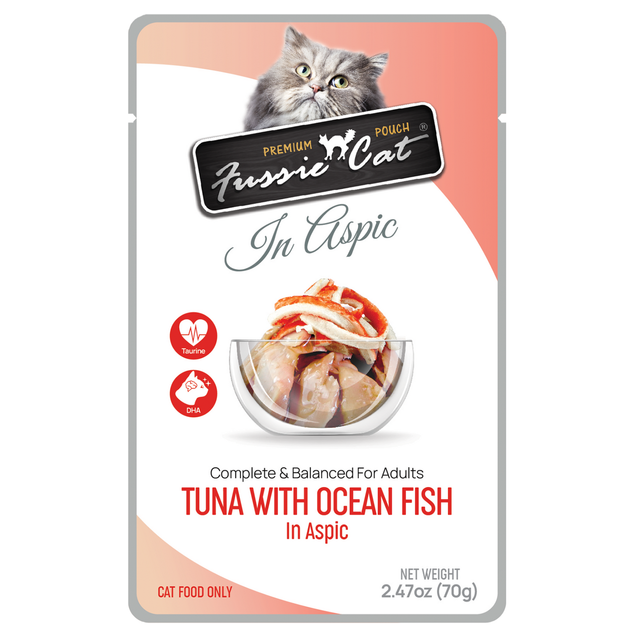Fussie Cat with Aspic Tuna and Oceanfish (2.47oz)