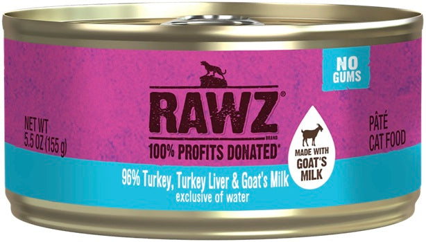 RAWZ Turkey, Turkey Liver & Goat's Milk