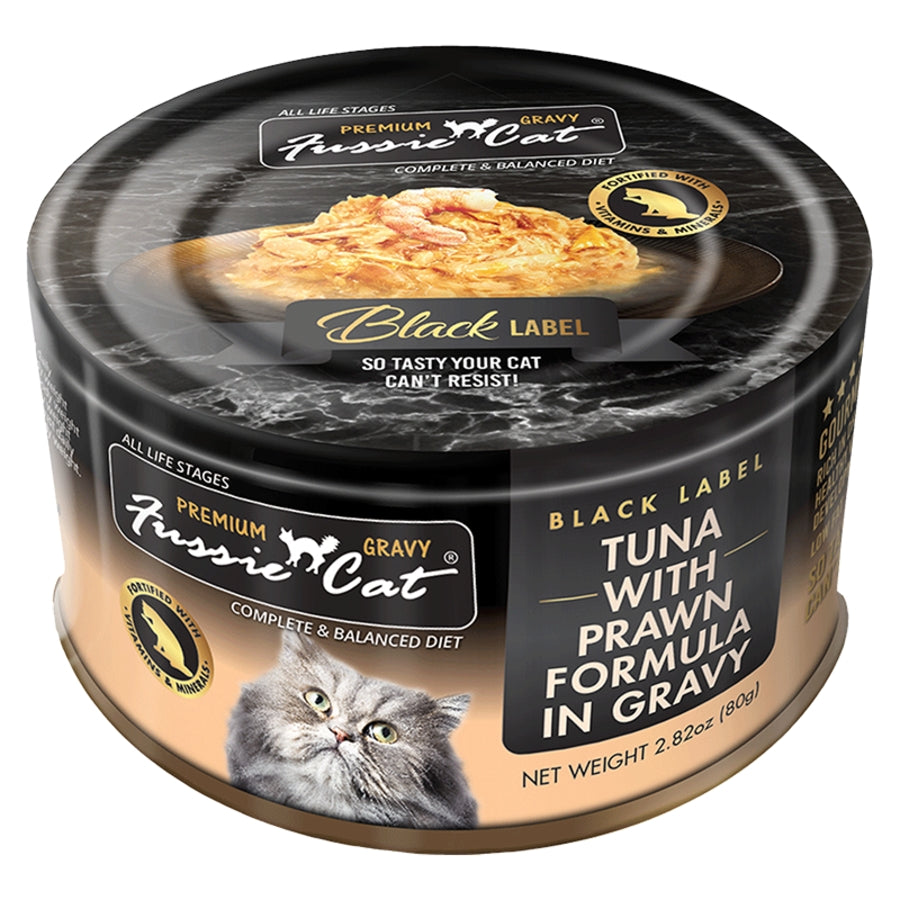 Fussie Cat Tuna with Prawn in Gravy (2.47oz)
