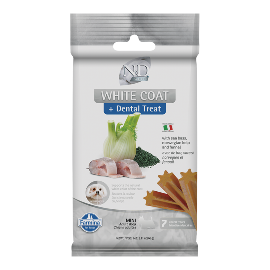 Farmina N&D White Coat Dental Treat for Mini Dogs (7ct)