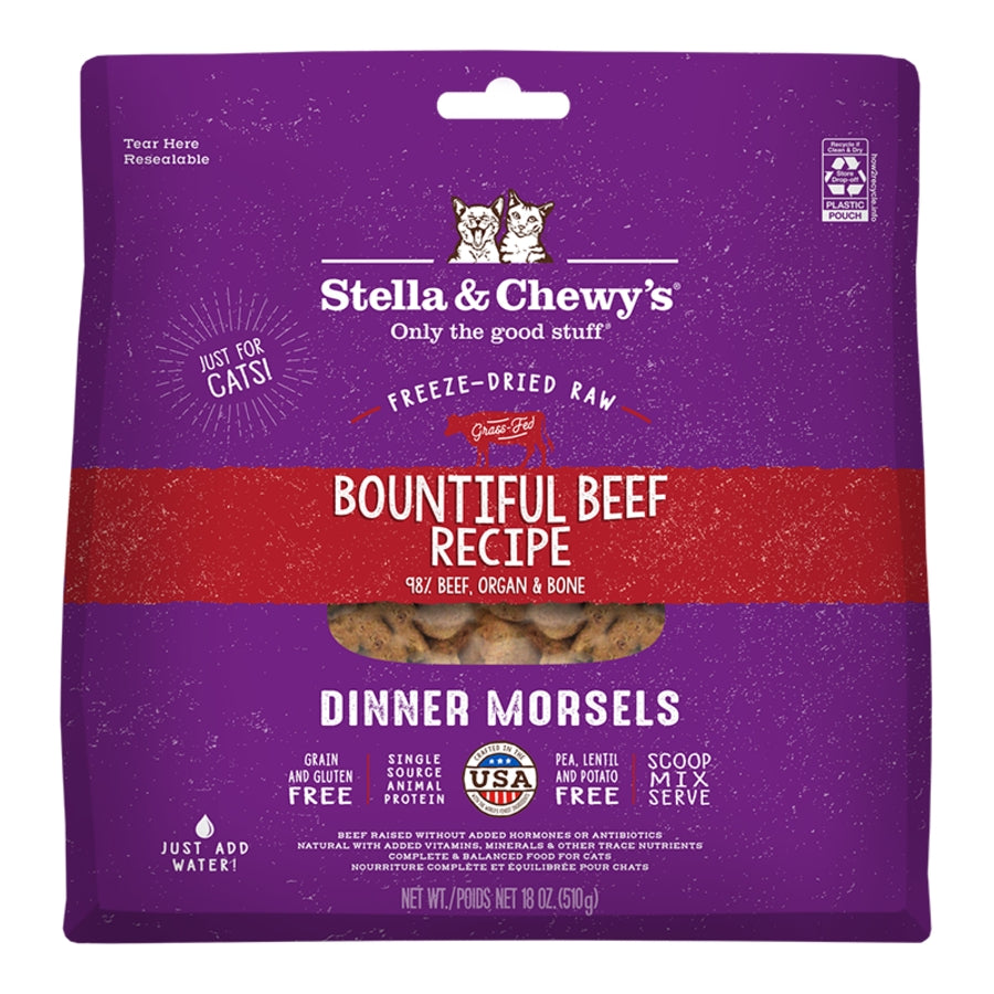 Stella & Chewy's Beef FD Morsels for Cats 18 oz