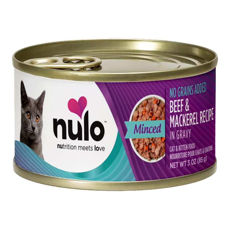 Nulo Freestyle Minced Beef & Mackerel Canned Cat Food 3oz