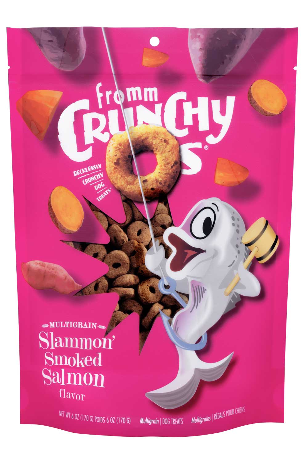 Fromm Crunchy O's Slammon Salmon Crunchy O's 6 oz