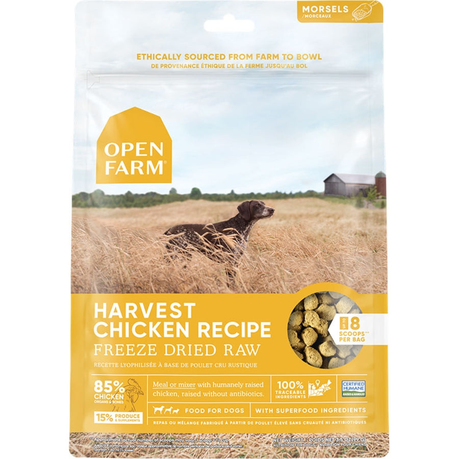 Open Farm FD Raw Morsels for Dogs 3.5oz - Chicken