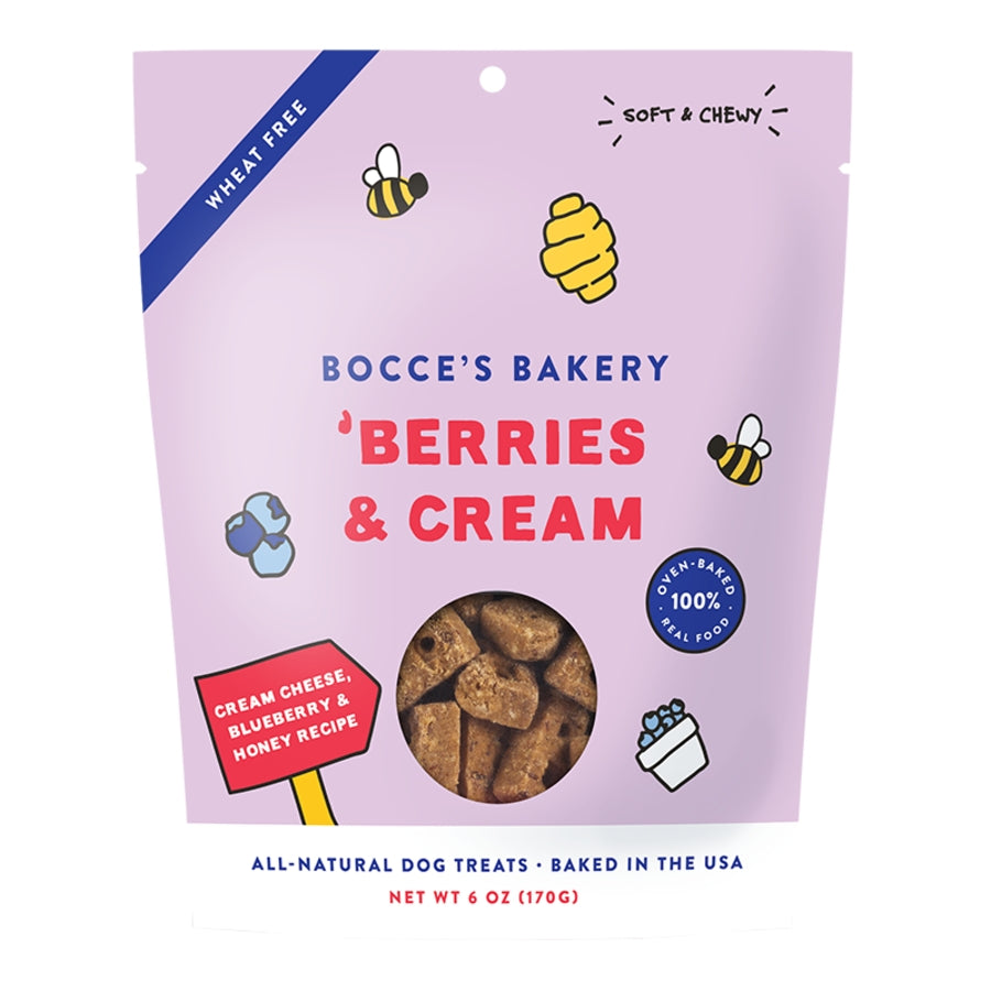 Bocce's Bakery Berry & Cream Dog Treat 6oz