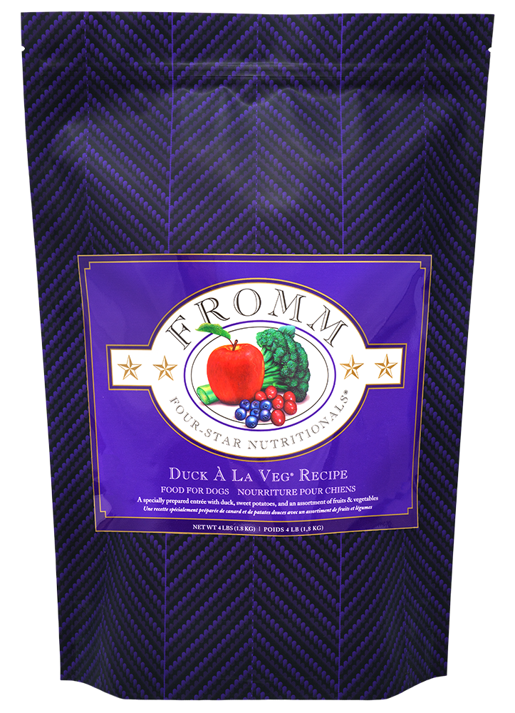 Fromm Duck A La Veg Four-Star Dog Food 4lb