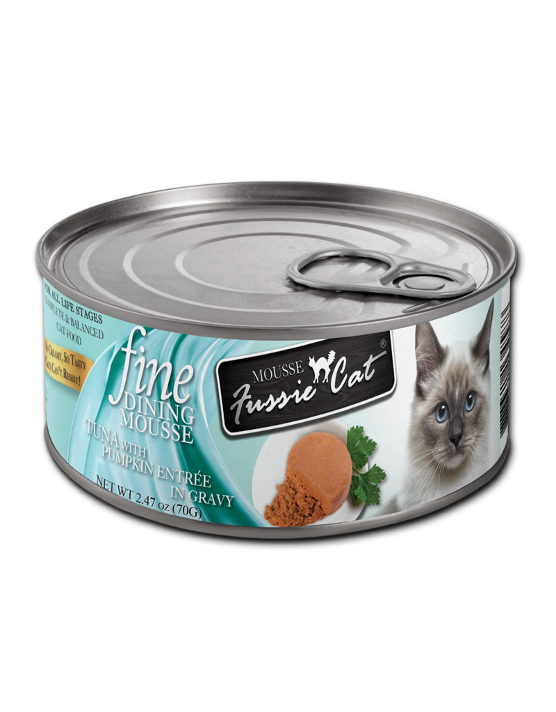 Fussie Cat Fine Dining Pate 2.8 oz - Tuna with Pumpkin