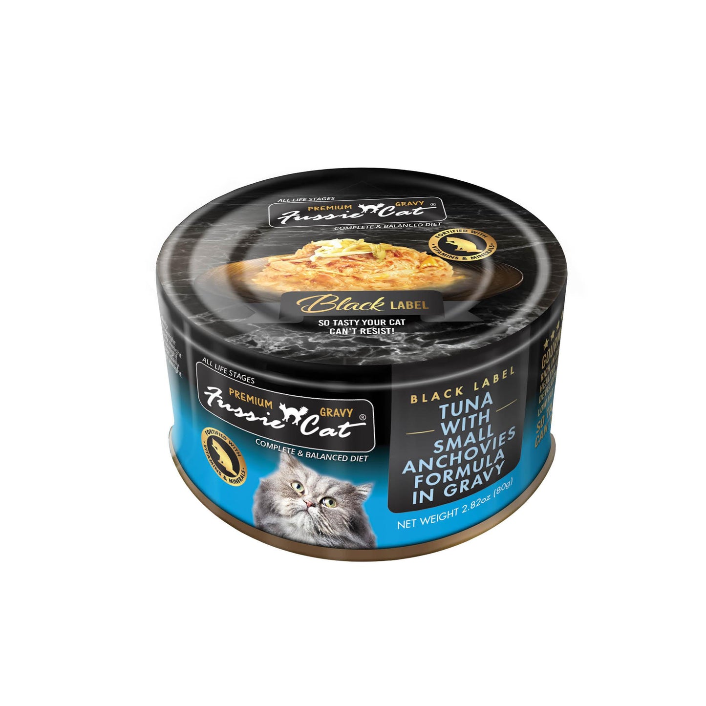 Fussie Cat Tuna with Small Anchovies in Gravy (2.47oz)
