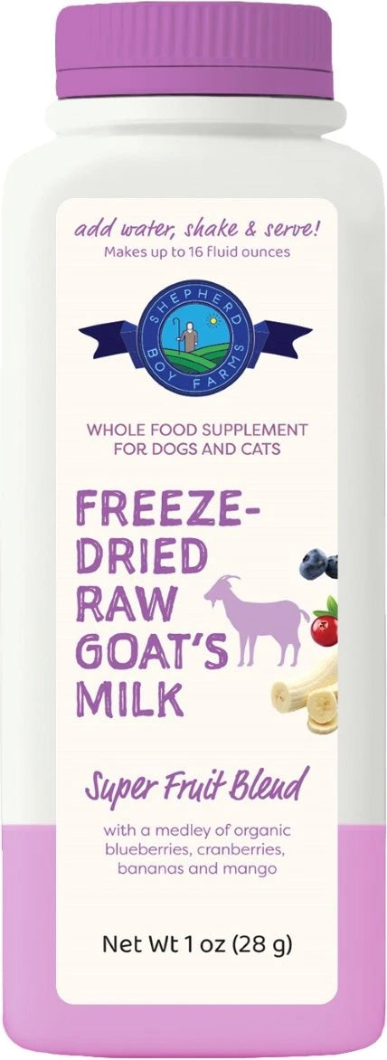 Shepherd Farms FD Raw Goat Milk 2oz- Super Fruit Blend