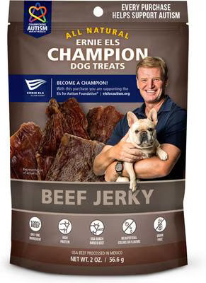 Ernie Els Dog Treats Beef Jerky 3 oz