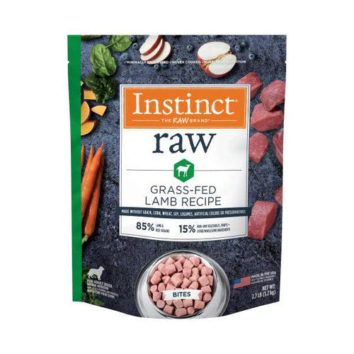 Instinct FZN Raw Bites Lamb Recipe for Dogs (2.7lb)