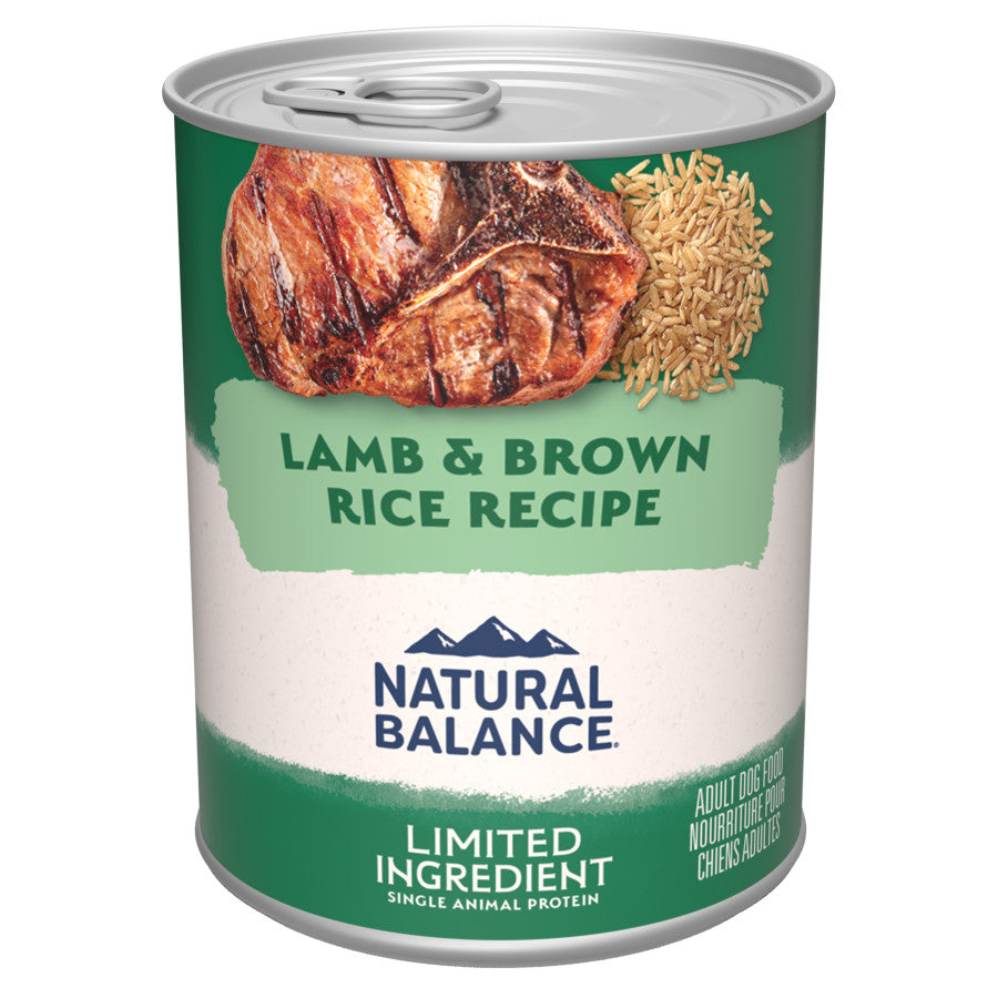 Natural Balance Limited Ingredient Lamb and Brown Rice Recipe (13oz)