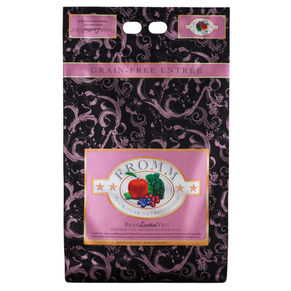 Fromm GF Beef Livattini Veg Four-Star Cat 10lb