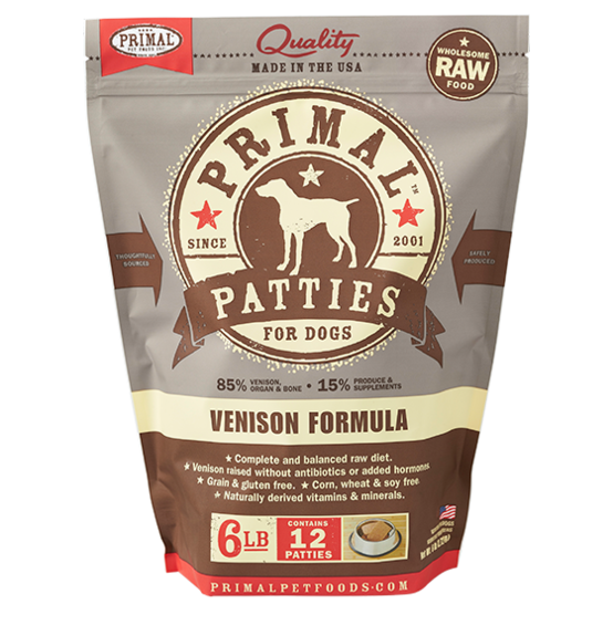 Primal Canine FZN Venison Formula