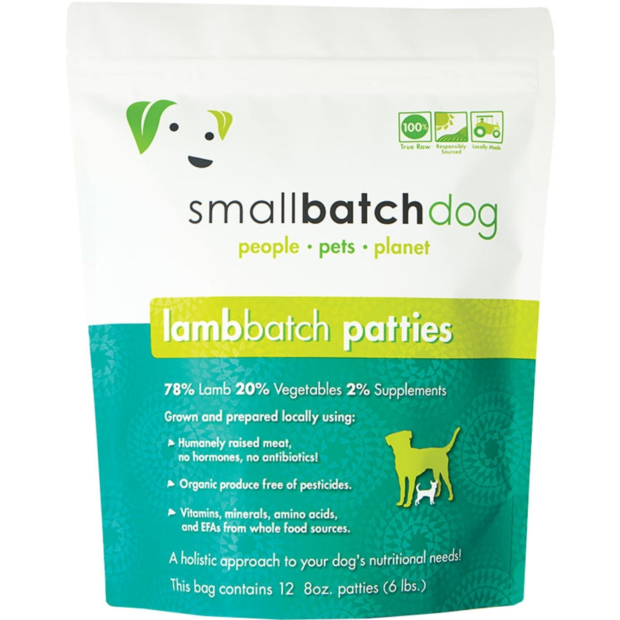 Smallbatch Dog FRZN Lamb Patties 6lb