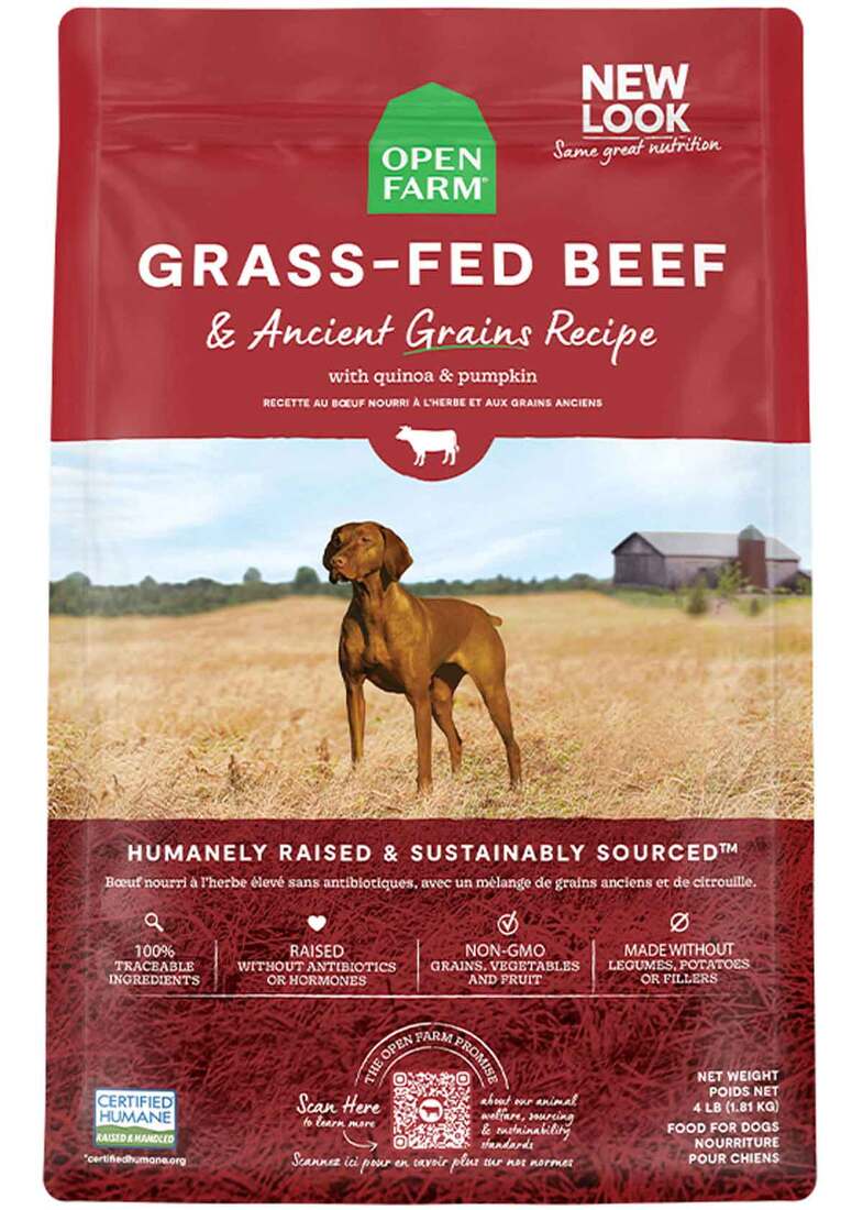 Open Farm Beef and Ancient Grain Formula 22lb