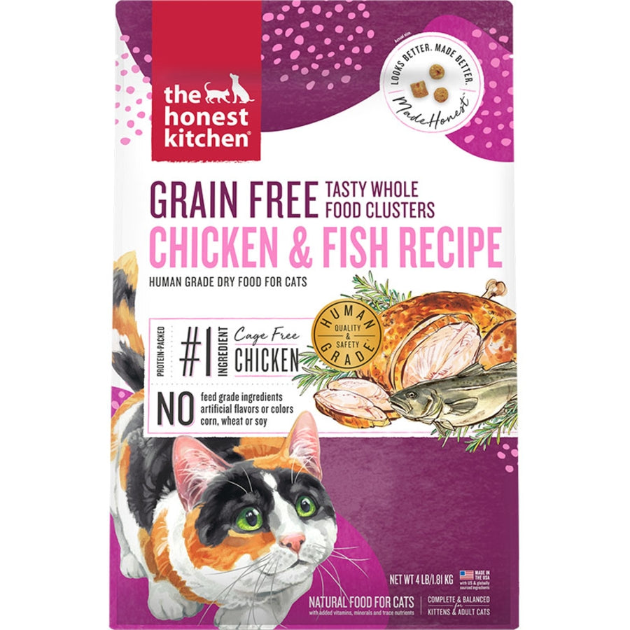 The Honest Kitchen Clusters GF Chicken & Whitefish for Cats 4lb