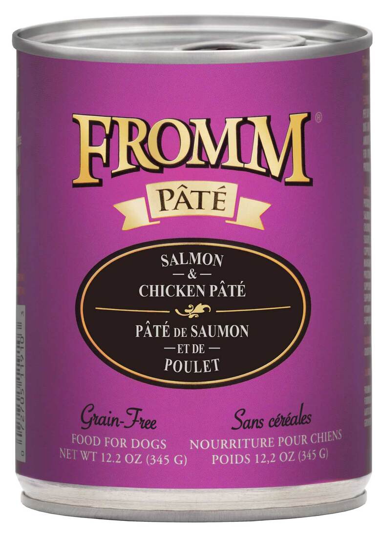 Fromm Gold Salmon & Chicken Paté for Dogs 12.2oz Can