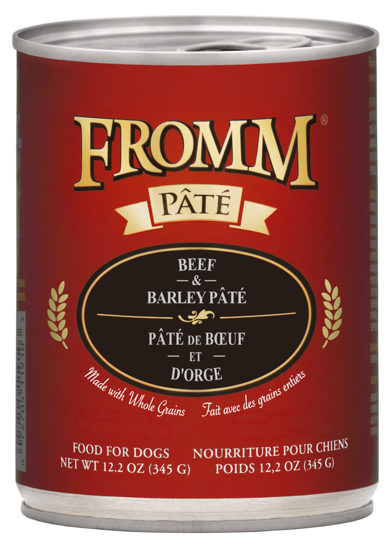 Fromm Beef & Barley Pate for Dogs 12.2oz