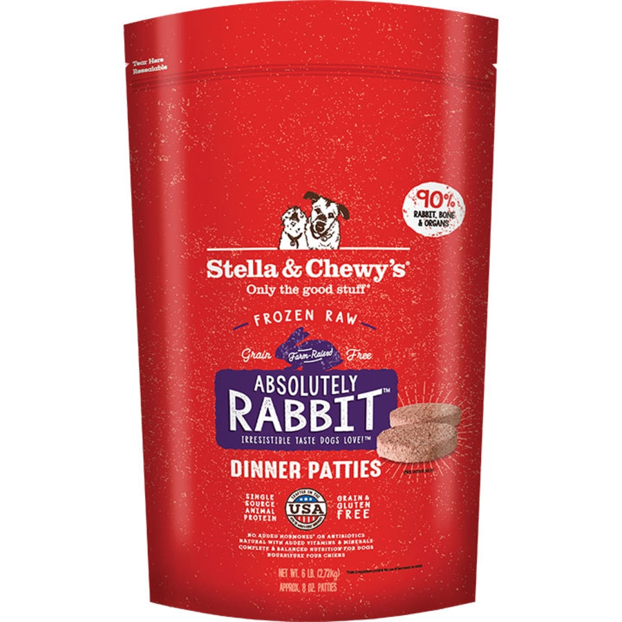 Stella & Chewy's Fzn Absolutely Rabbit Dinner 6lb