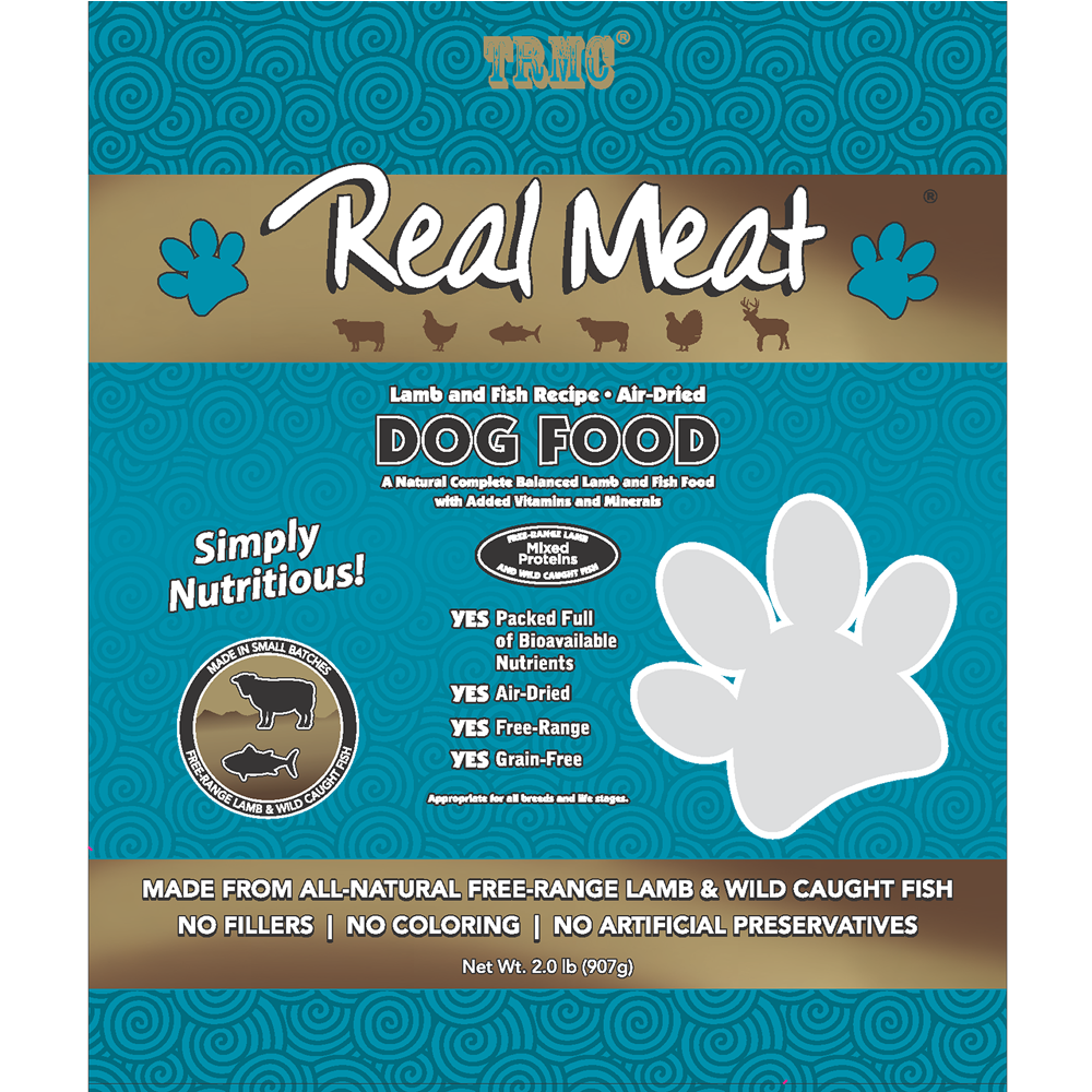 Real Meat Lamb and Fish Recipe for Dogs 2lb