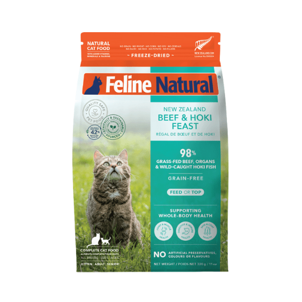 Feline Narural Complete NZ Beef and Hoki Feast Recipe for Cats