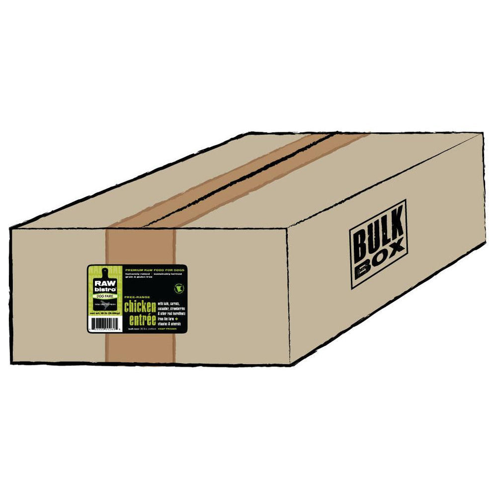 Raw Bistro FZN Chicken Entree 18lb Bulk