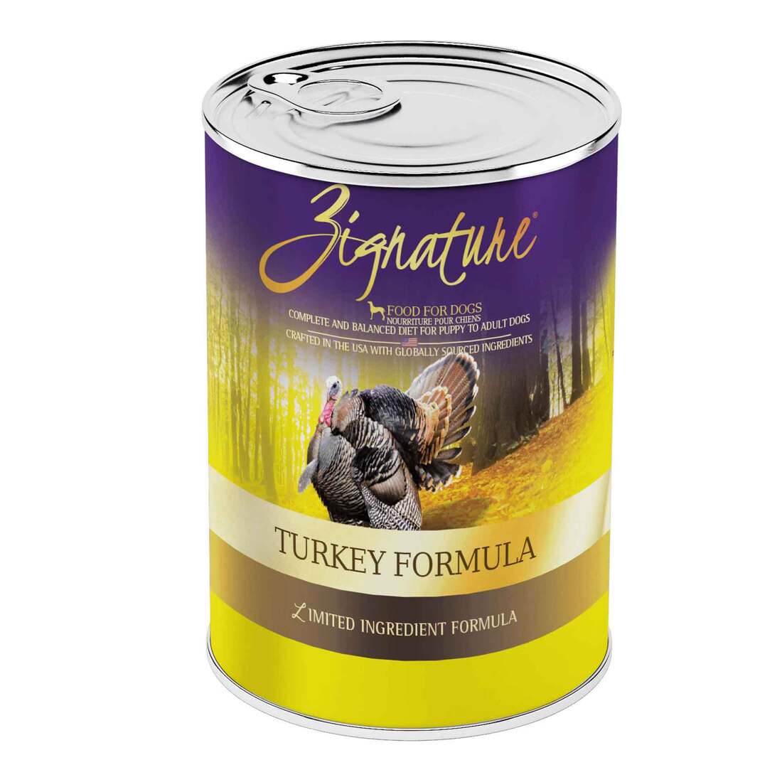 Zignature GF/LI Turkey Formula for Dogs 13oz Can