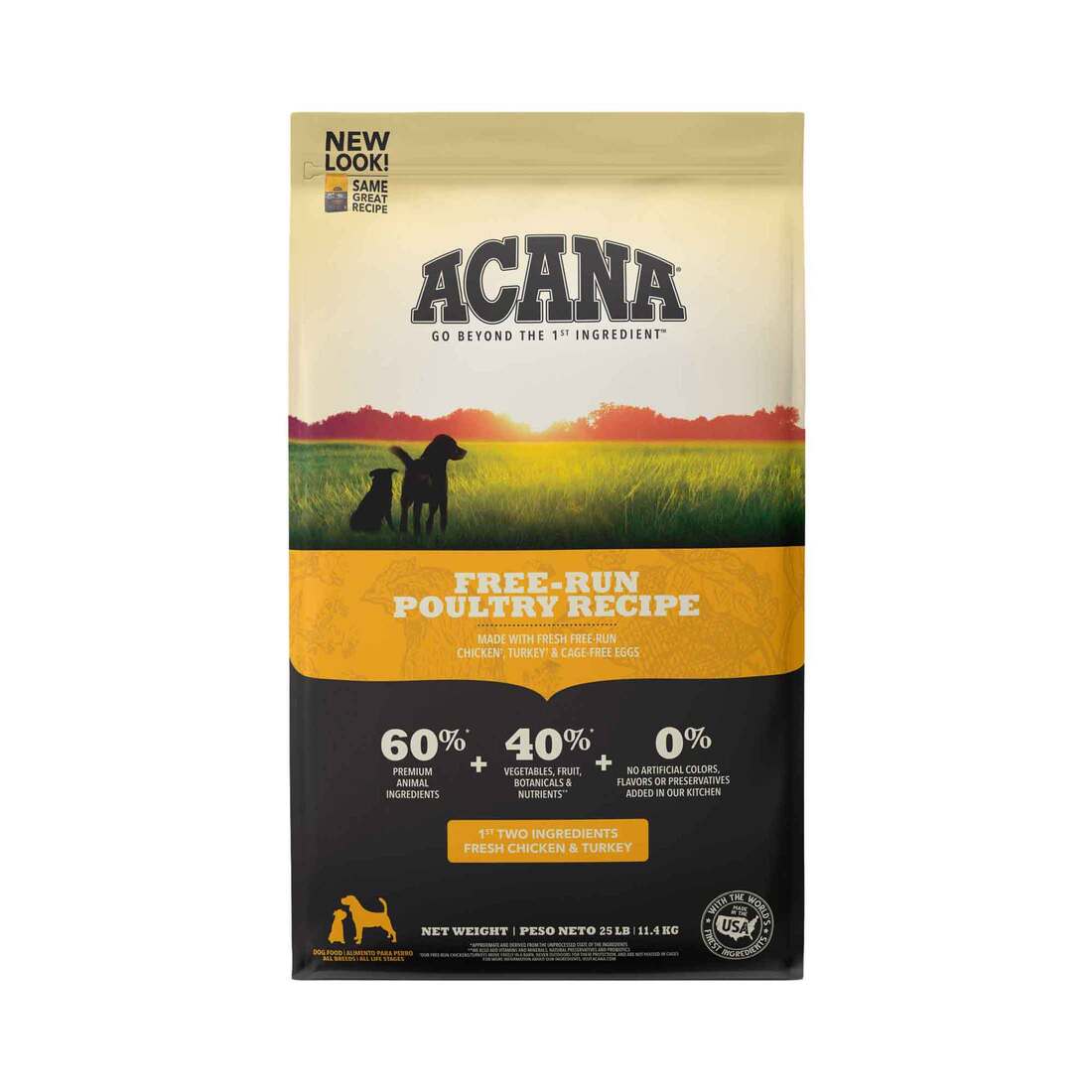 Acana Dog GF Free-Run Poultry Heritage Formula 4.5lb