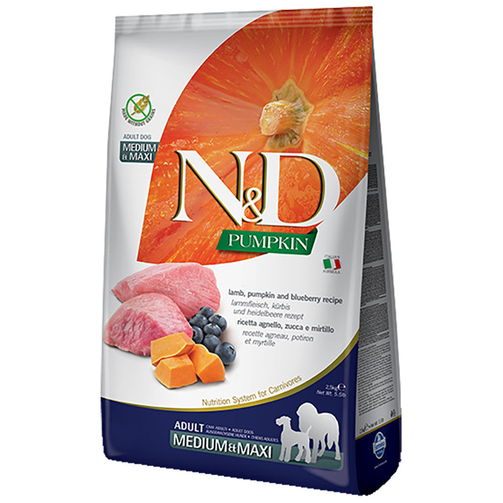 Farmina N&D GF Med & Maxi Chicken/Pom 26.5lb